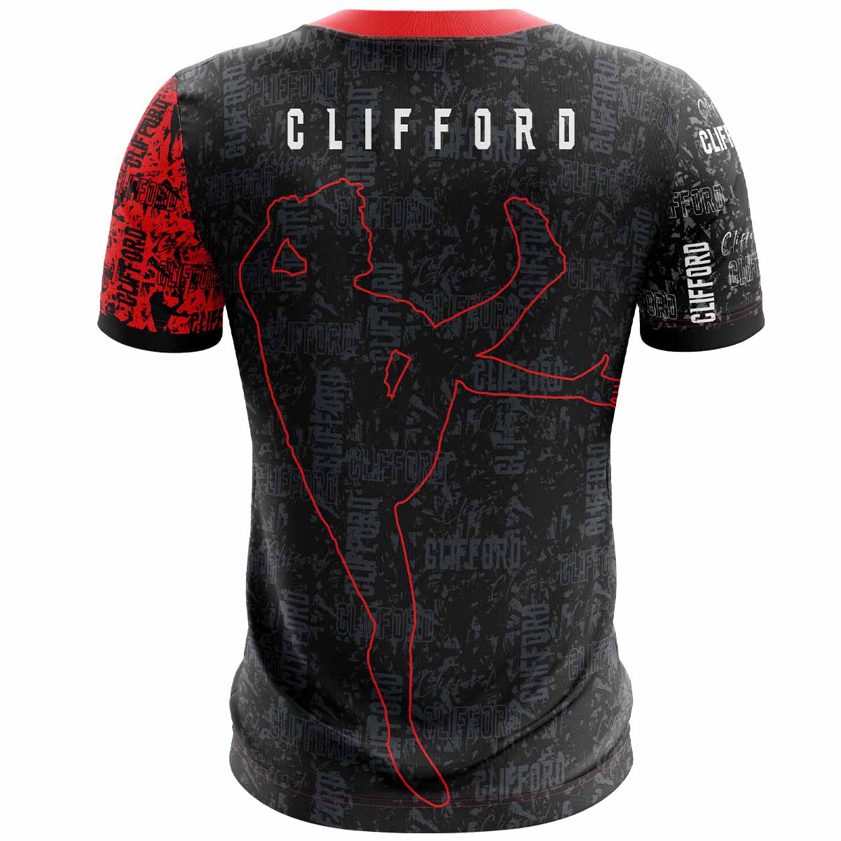McKvr David Clifford Jersey Black Red