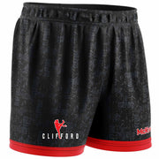 McKvr David Clifford Shorts Black Red