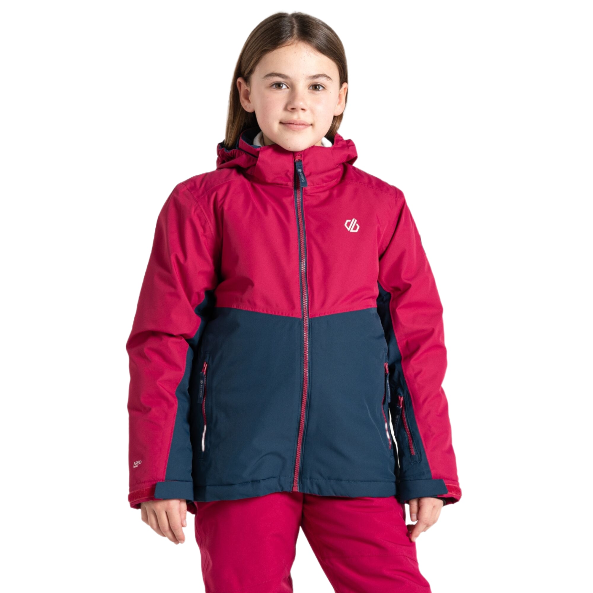 Dare2b Kids' Impose IV Ski Jacket | Berry Pink Navy