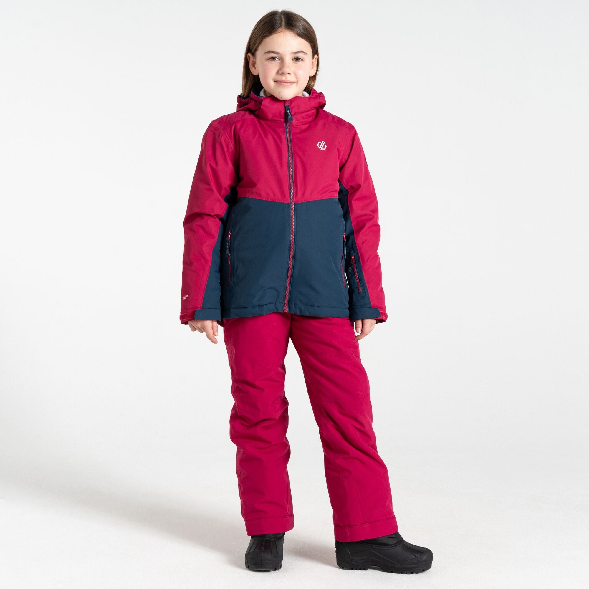 Dare2b Kids' Impose IV Ski Jacket | Berry Pink Navy