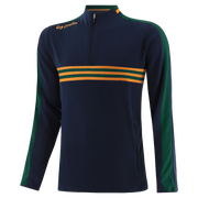 O'Neills Dromore Squad Half Zip Navy Bottle Amber