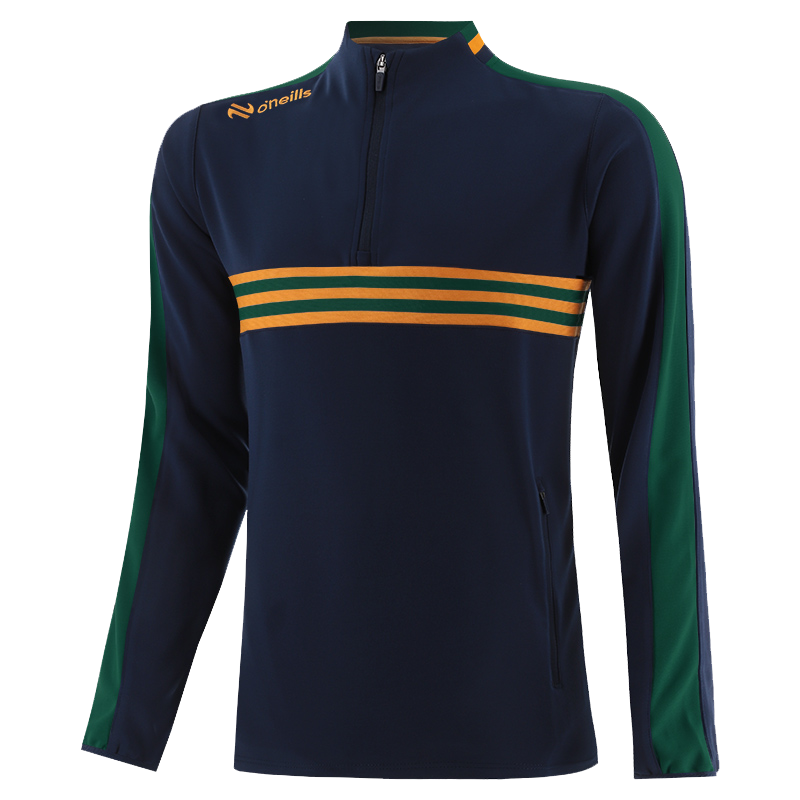 O'Neills Dromore Squad Half Zip Navy Bottle Amber