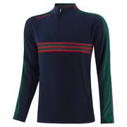 O'Neills Dromore Squad Half Zip Navy Bottle Red