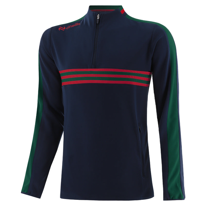 O'Neills Dromore Squad Half Zip Navy Bottle Red