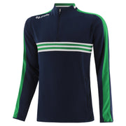 O'Neills Dromore Squad Half Zip Navy Green White