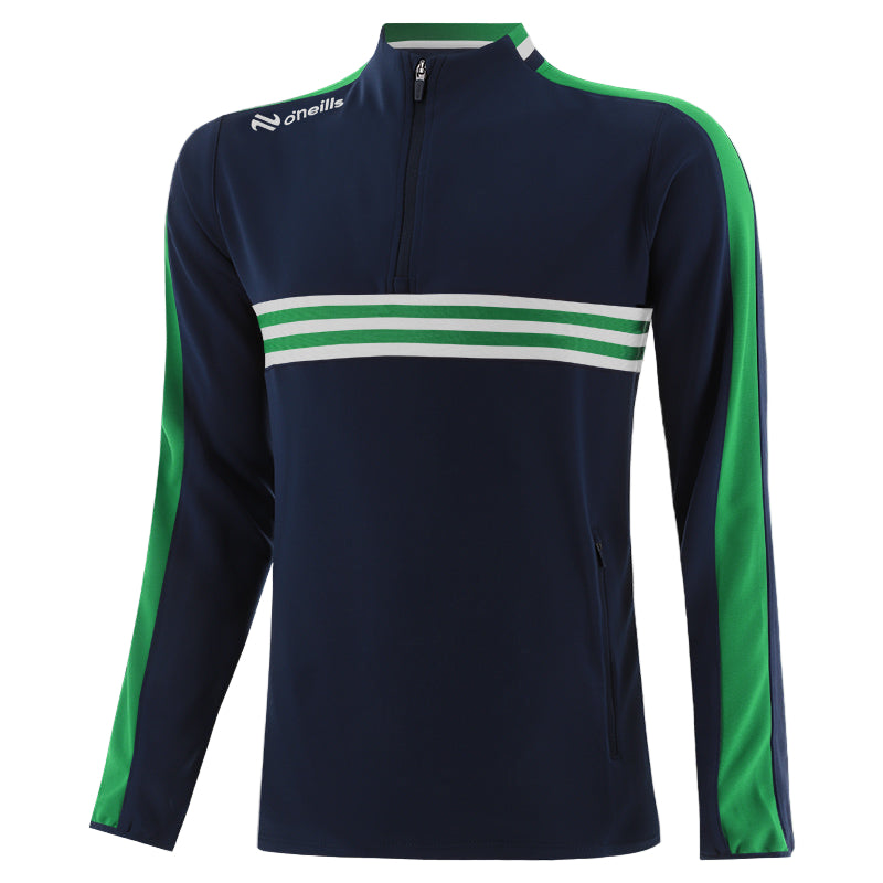 O'Neills Dromore Squad Half Zip Navy Green White