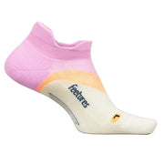 Feetures Elite Light Cushion Tab Socks Pink Citrus