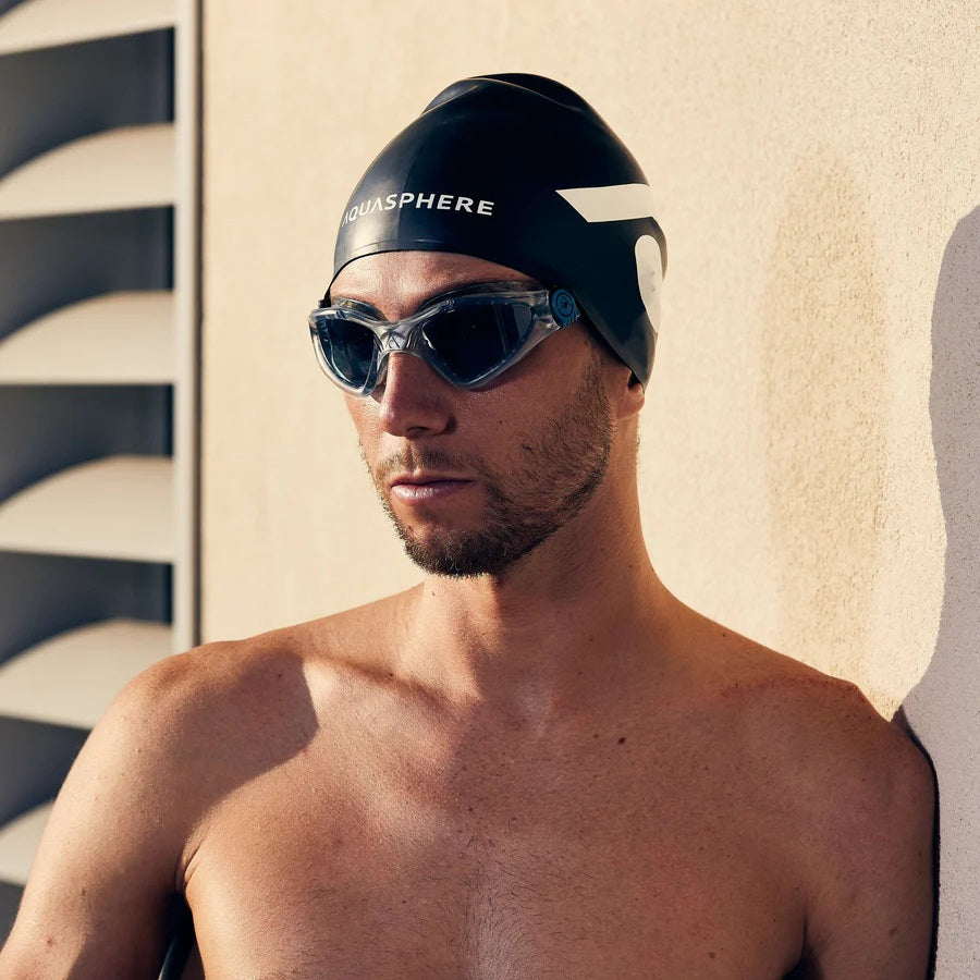 Aqua Sphere Kayenne Swimming Goggles Black Clear Smoke