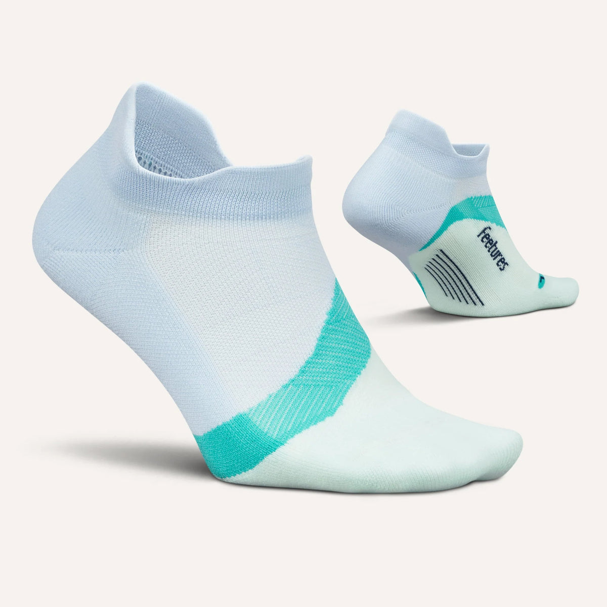 Feetures Elite Light Cushion Tab Socks Glacier Mist