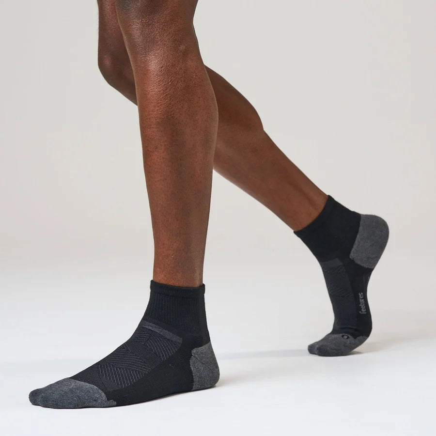 Feetures Elite Max Cushion Quarter Black