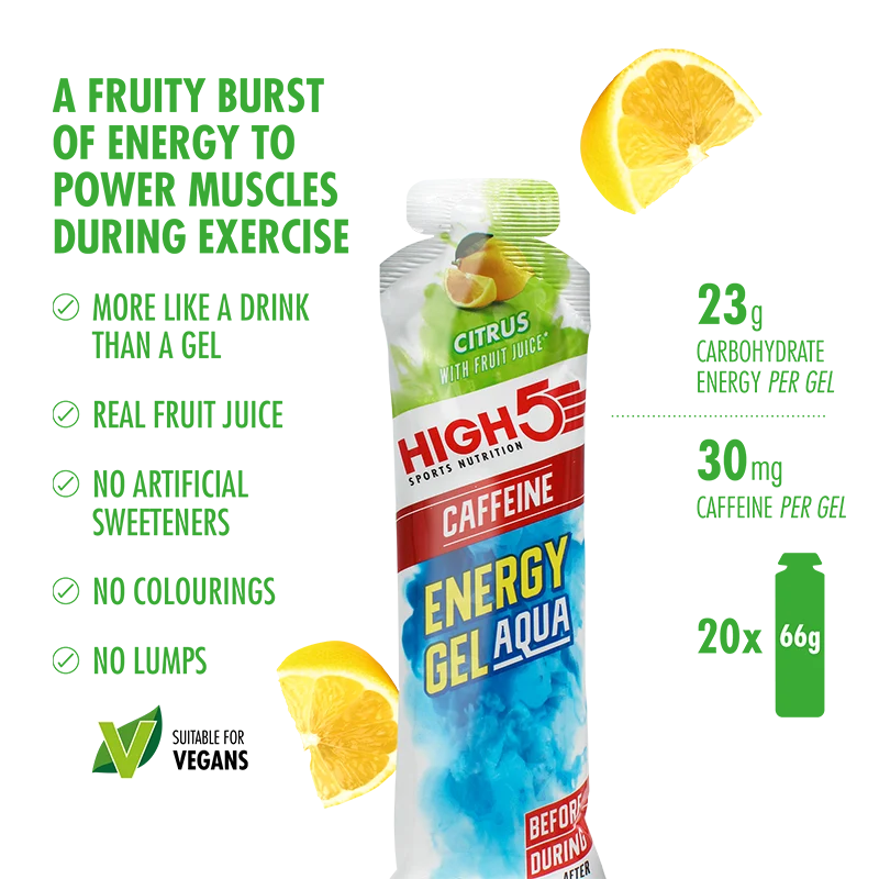 High5 Aqua Energy Gel Caffeine Citrus