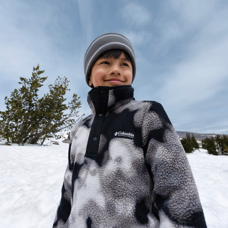 Columbia Youth Helvetia™ II Sherpa Half Snap Printed Fleece