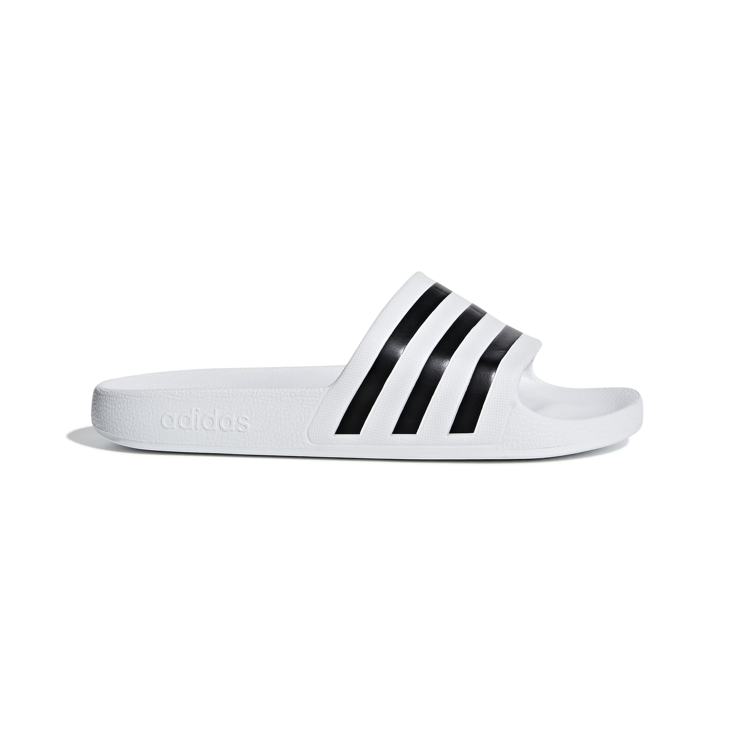 Adidas Adilette Aqua Slides White Black