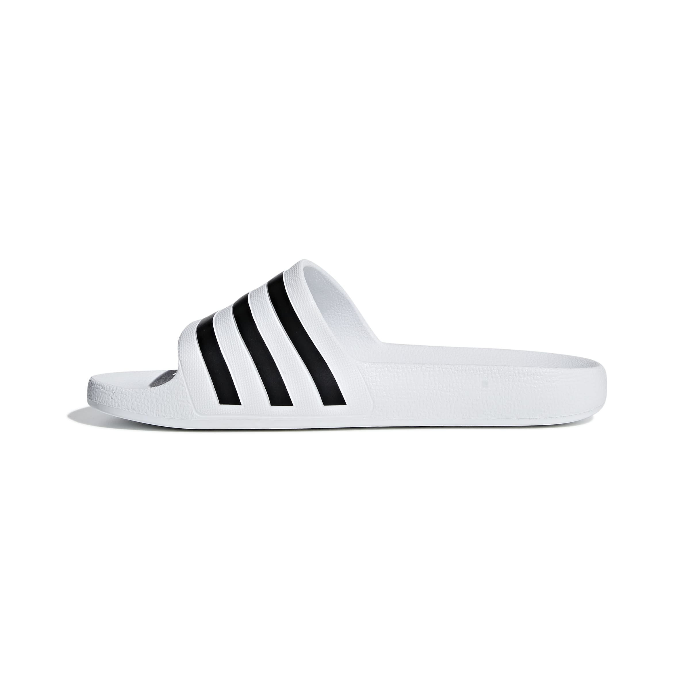 Adidas Adilette Aqua Slides White Black