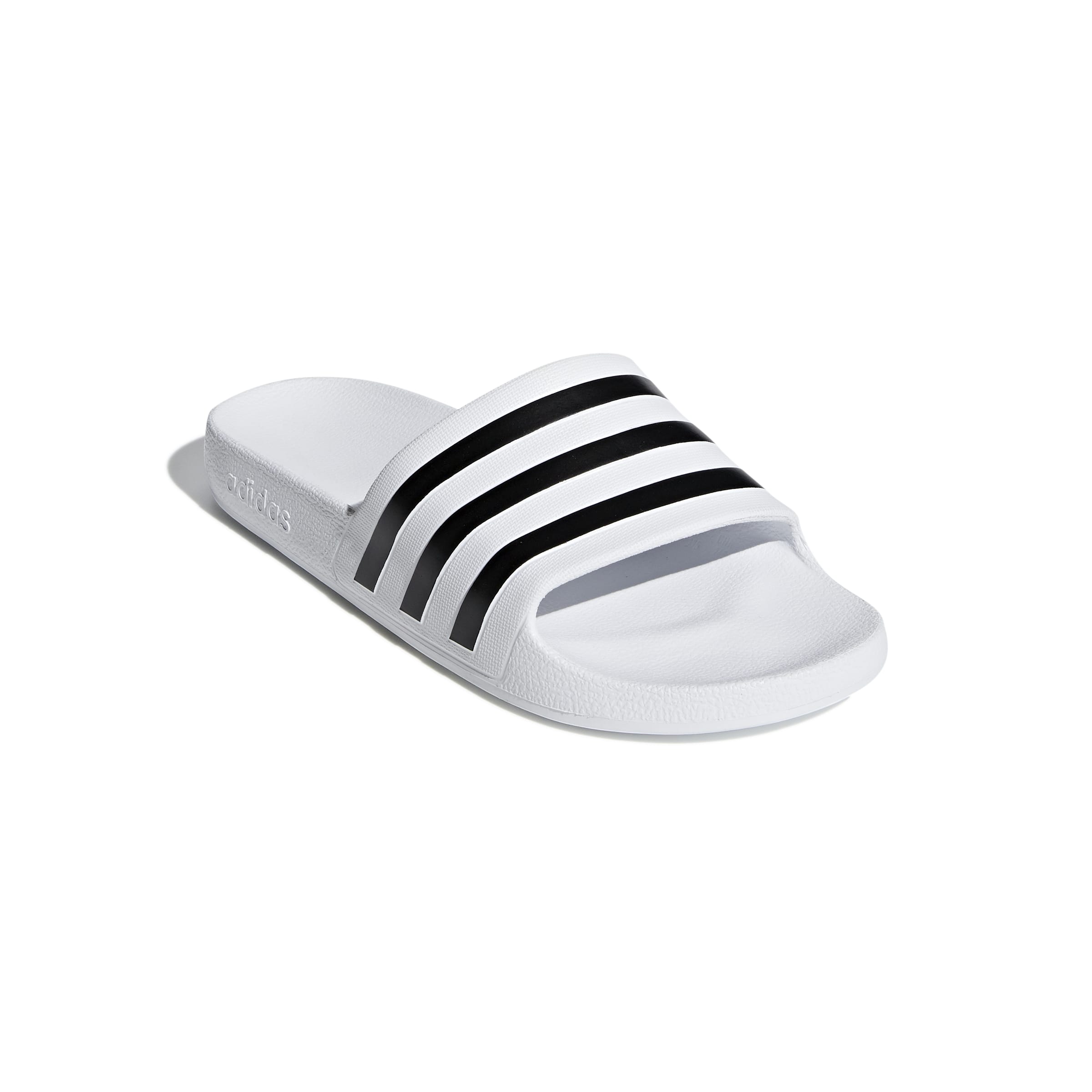 Adidas Adilette Aqua Slides White Black