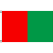 TCF 5x3 Half & Half Flag Red Green