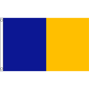 TCF 5x3 Half & Half Flag Royal Amber