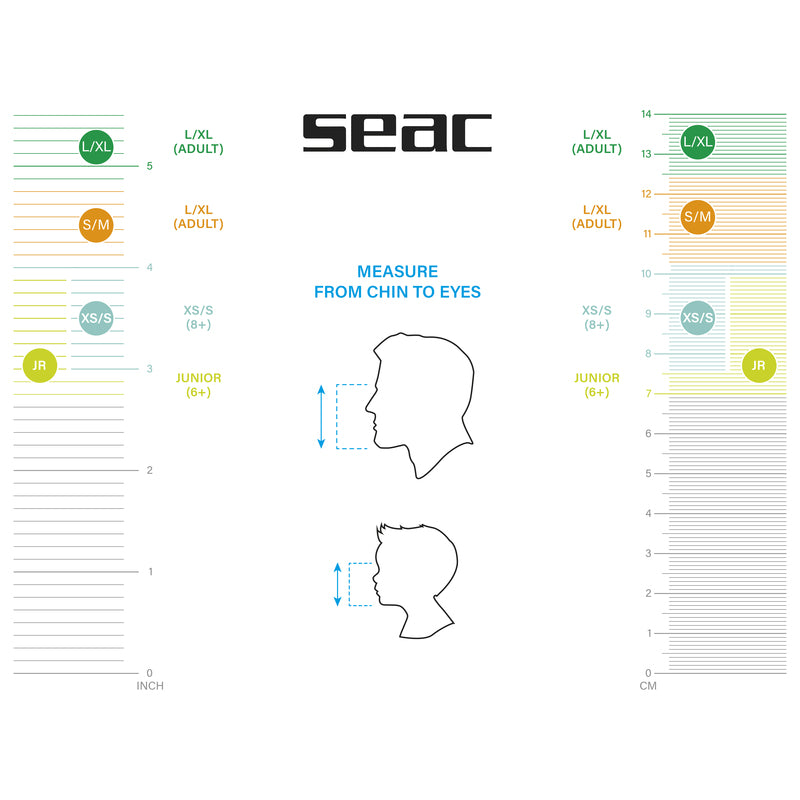 Seac Unica Fullface Snorkle Mask