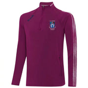O'Neills Doora Barefield Dynamo Brushed Half Zip Top Maroon White
