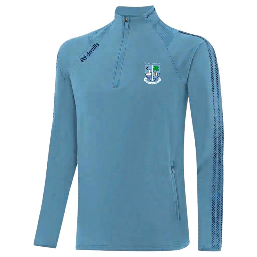 O'Neills Kildysart GAA Dynamo Brushed Half Zip Top Sky Navy