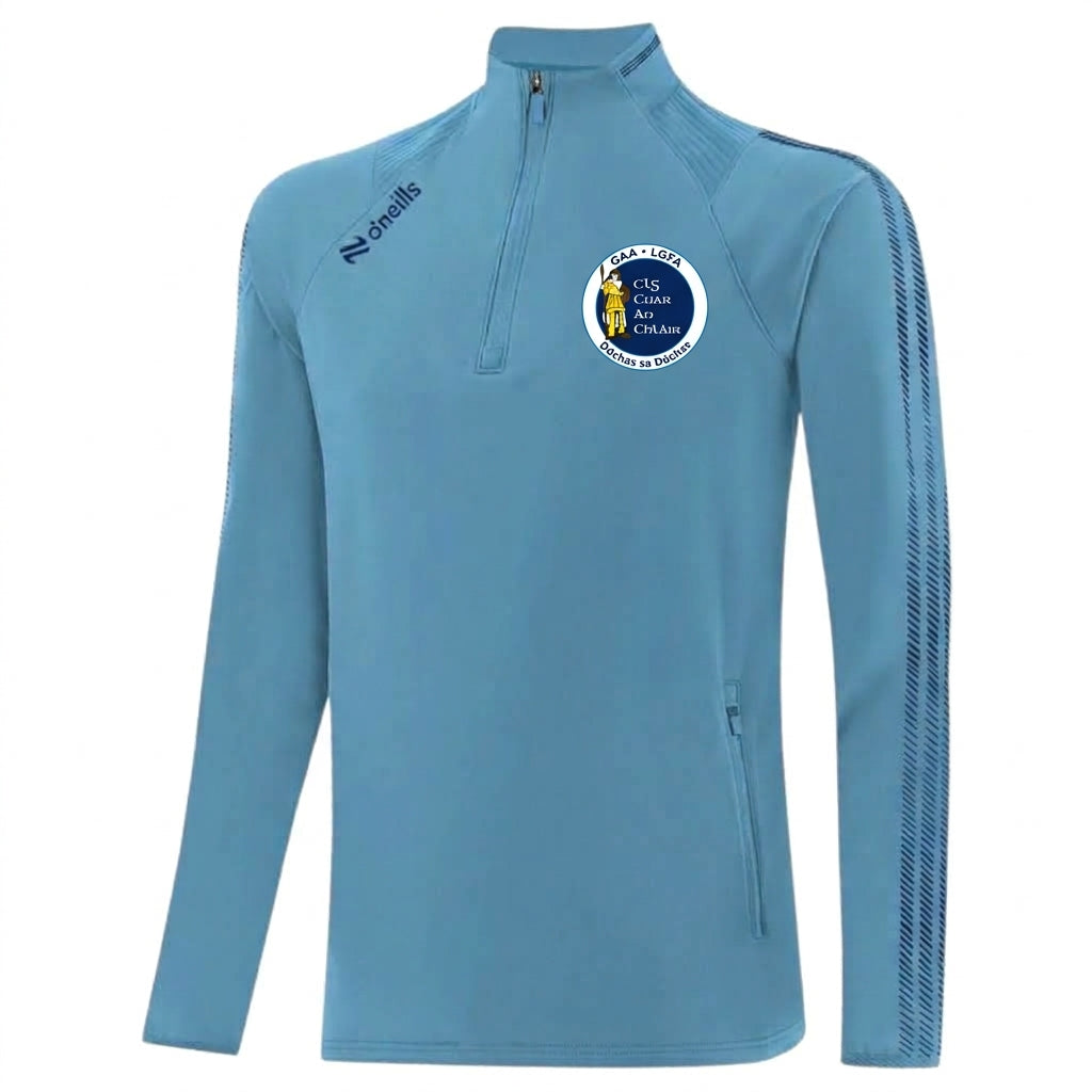 O'Neills Cooraclare GAA Dynamo Brushed Half Zip Top Sky Navy