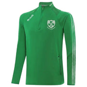 O'Neills Kilrush Shamrocks Dynamo Brushed Half Zip Top Green White