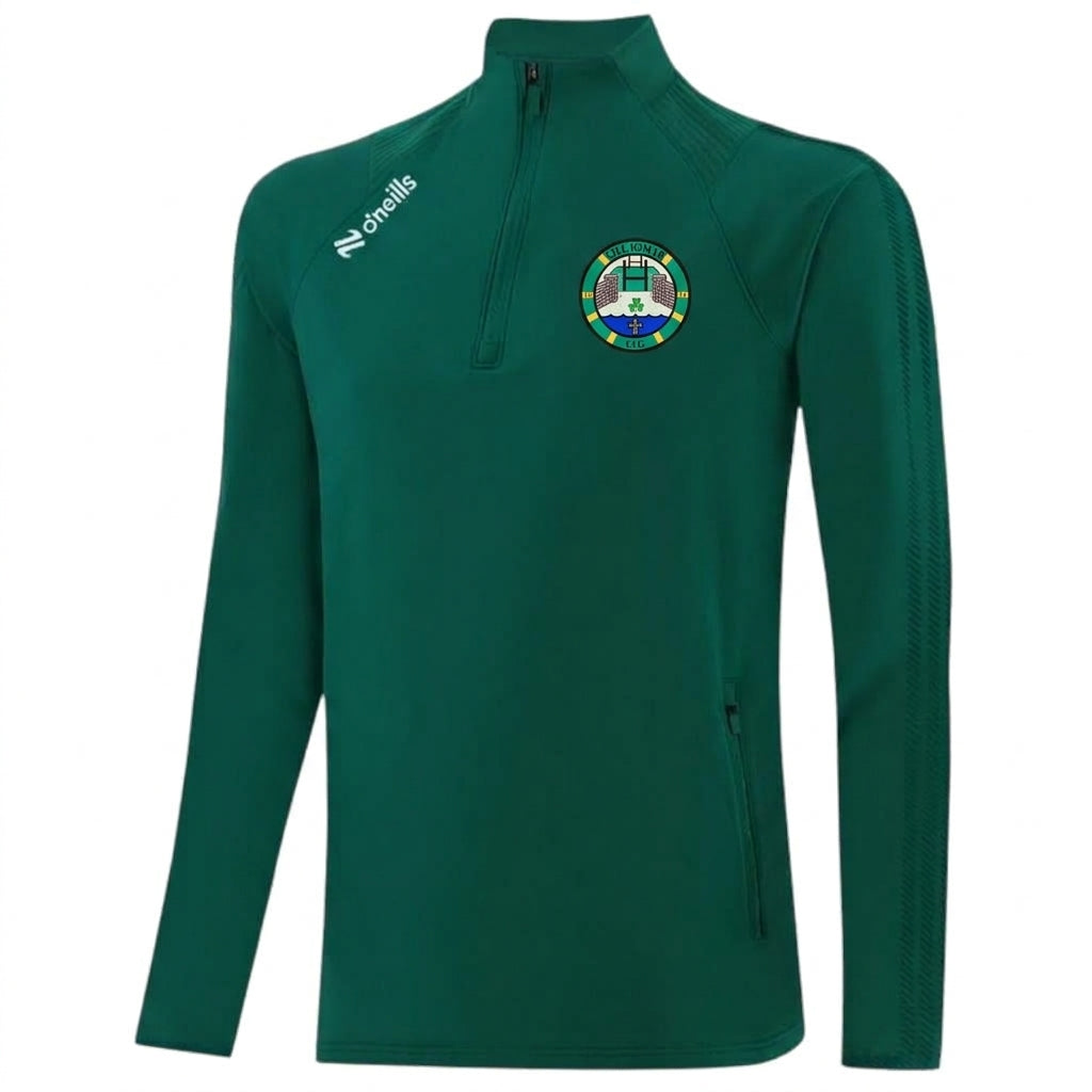 O'Neills Killimer GAA Dynamo Brushed Half Zip Top Bottle Green