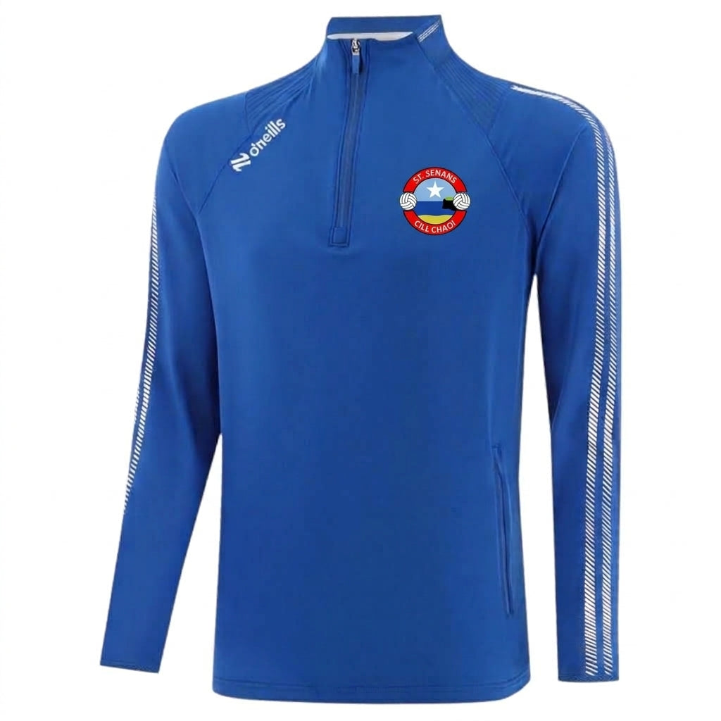 O'Neills St Senan's Kilkee Dynamo Brushed Half Zip Top Royal White
