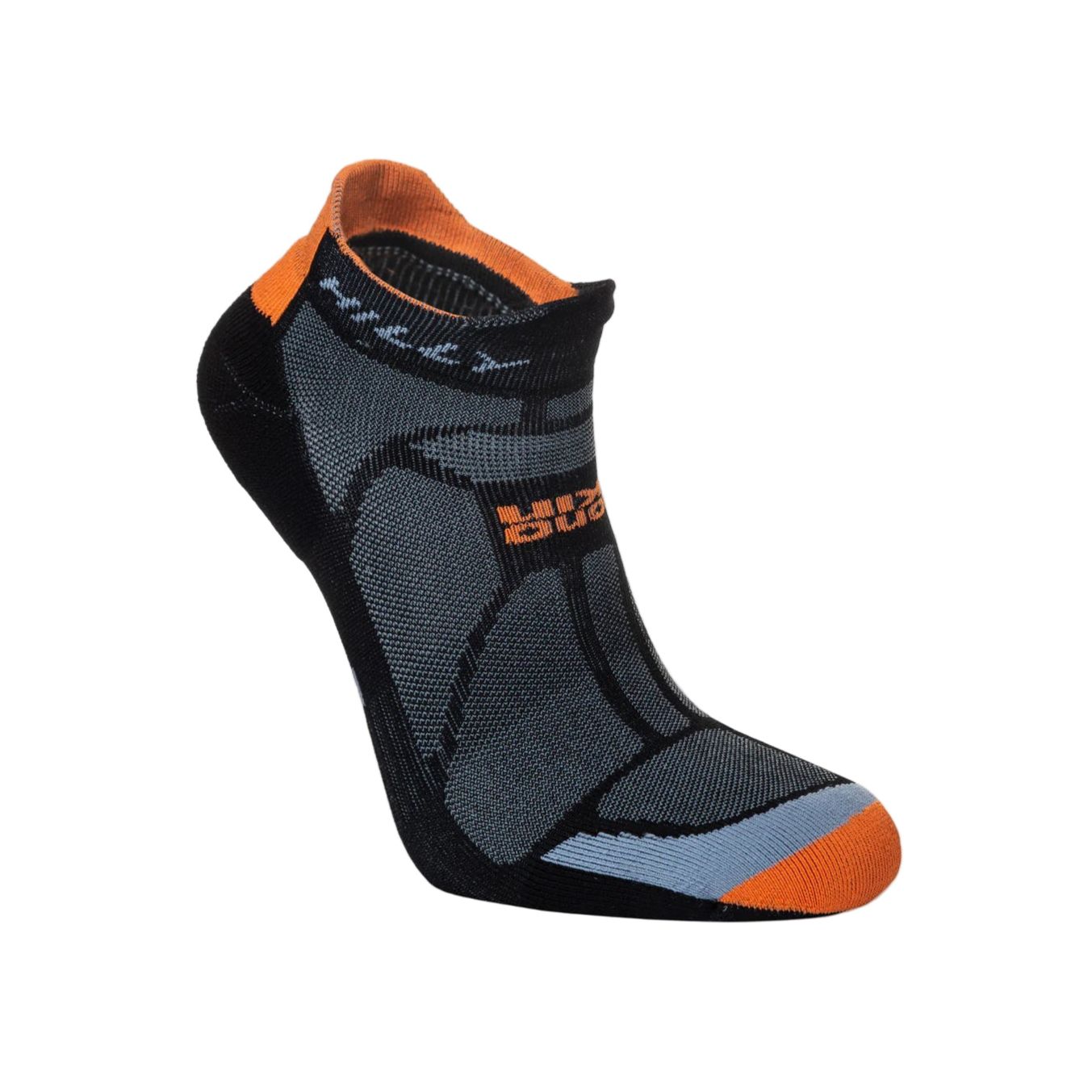 Hilly Marathon Fresh Socklet Black Orange