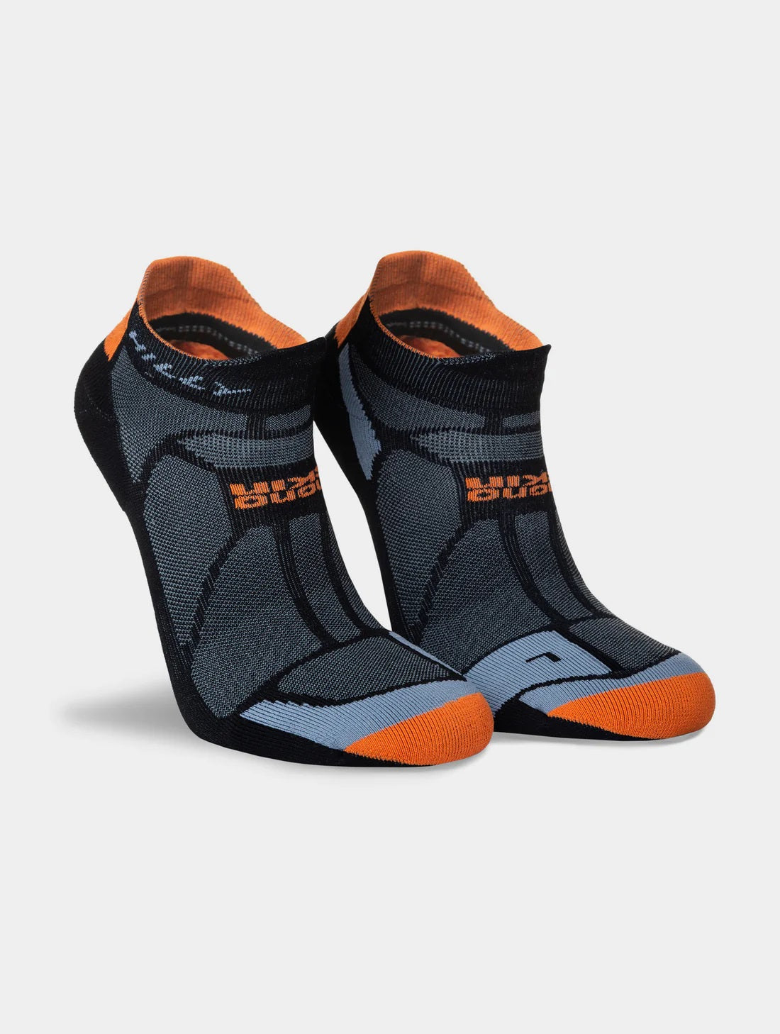Hilly Marathon Fresh Socklet Black Orange