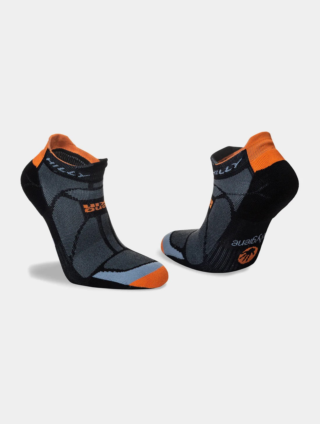 Hilly Marathon Fresh Socklet Black Orange