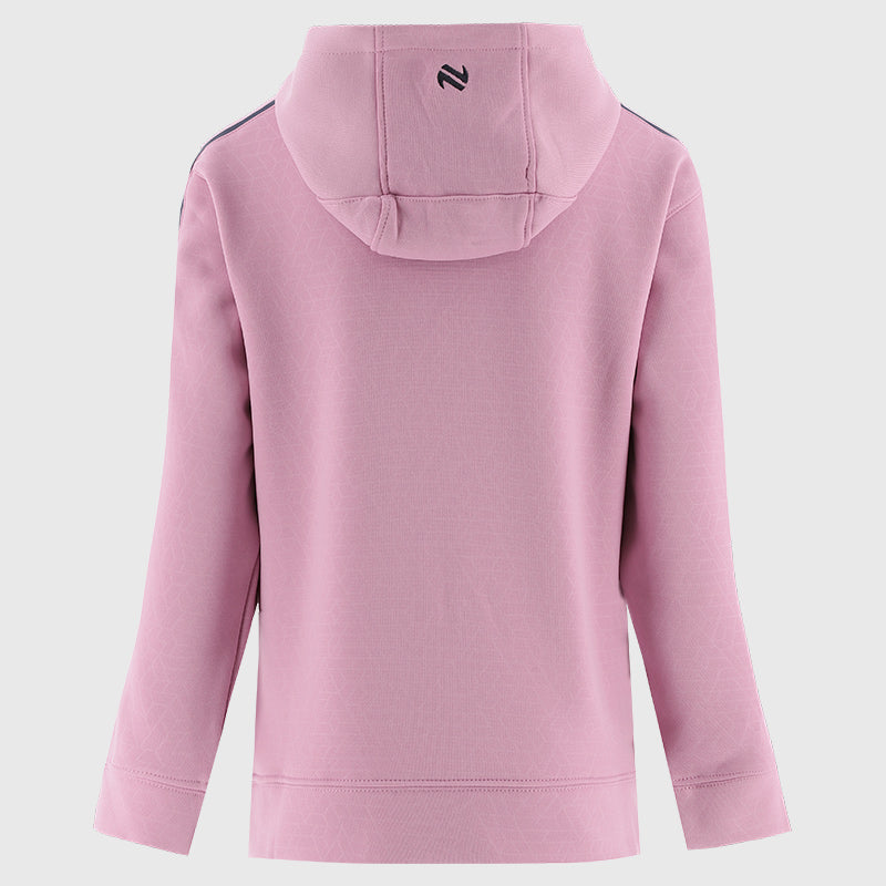 O'Neills Clare GAA Women's Hydra Tech Fleece Pullover Hoodie Pink Marine