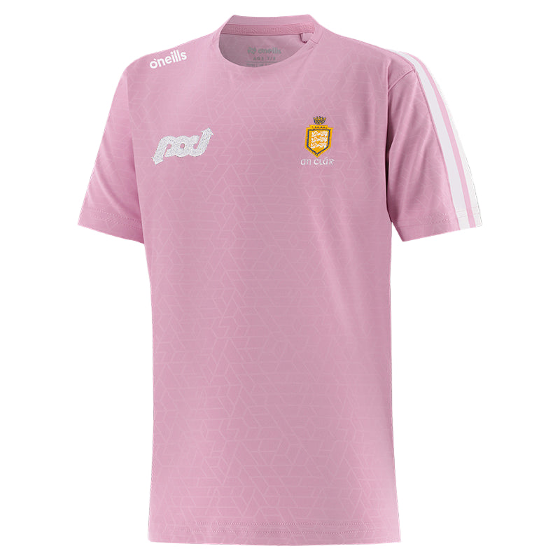 O'Neills Clare GAA Women's Hydra T-Shirt Pink