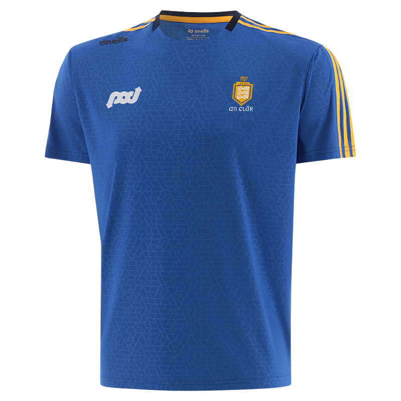 O'Neills Clare GAA Hydra T-Shirt Royal Amber