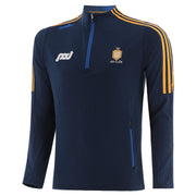 O'Neills Clare GAA Hydra Brushed Half Zip Navy Amber Royal