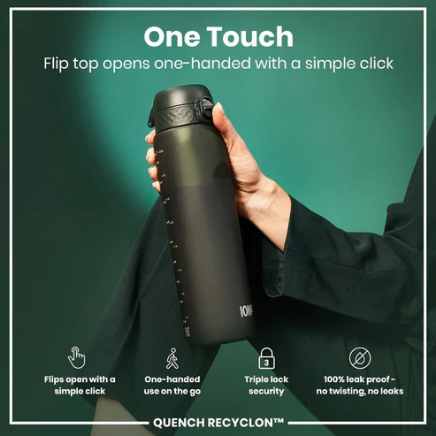 ION8 Quench 1L Waterbottle Dark Green