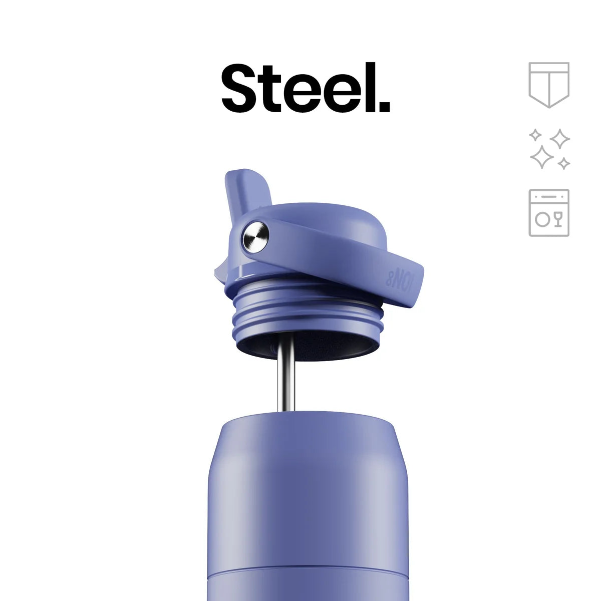 ION8 Urban Medium 540ml Waterbottle Lavender