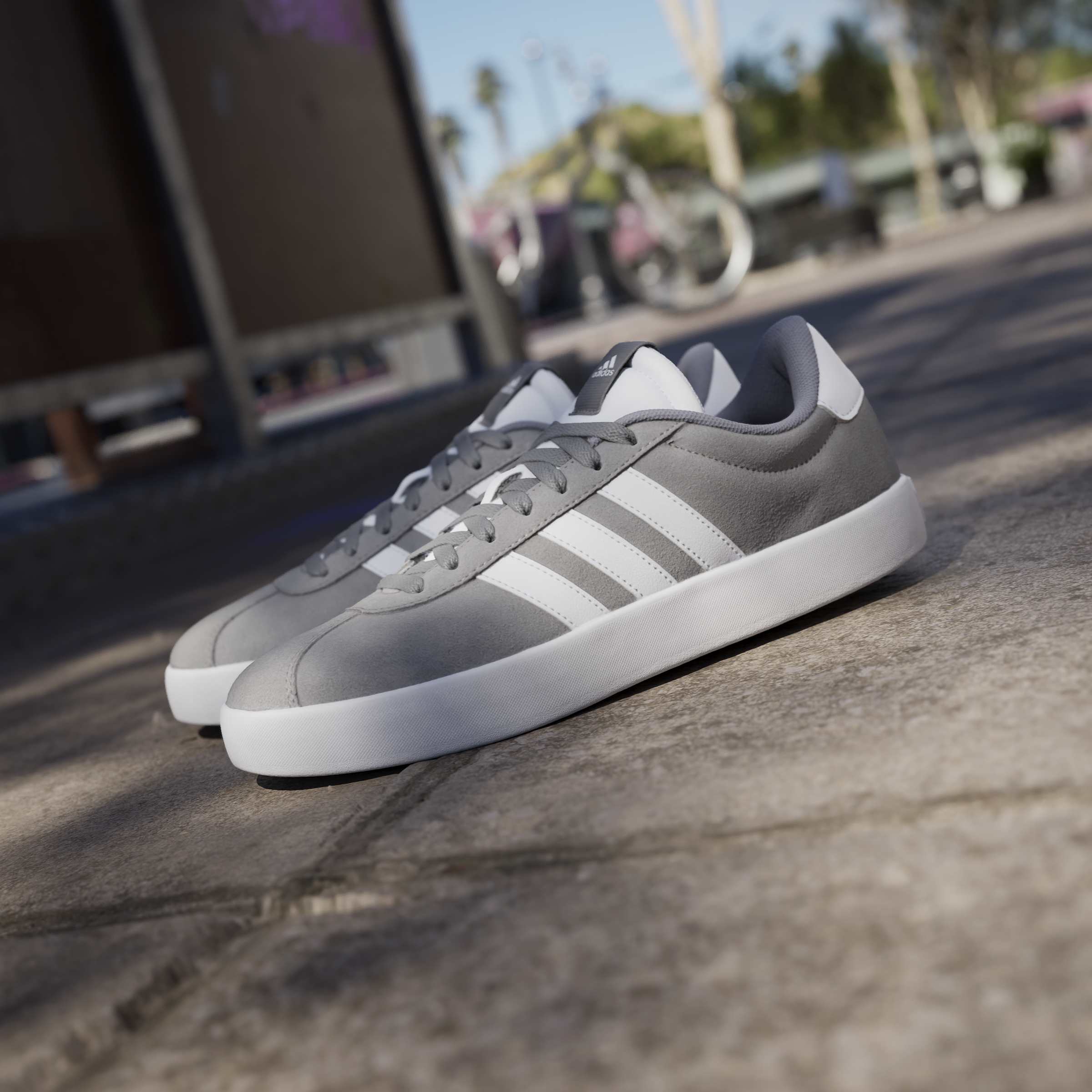 Adidas VL Court 3.0 Trainer Shoes Grey