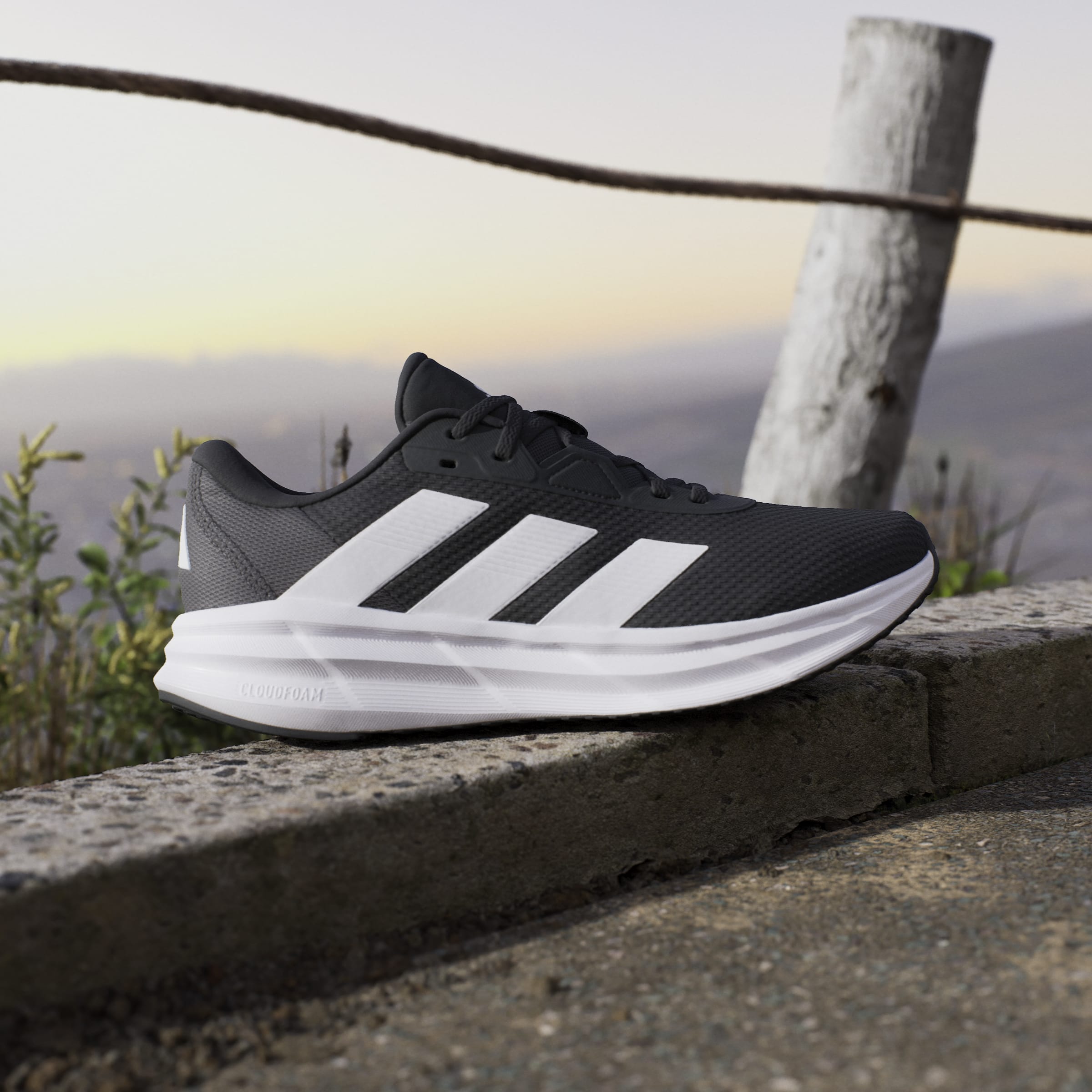 Adidas Galaxy 7 Men's Running Shoes Black White