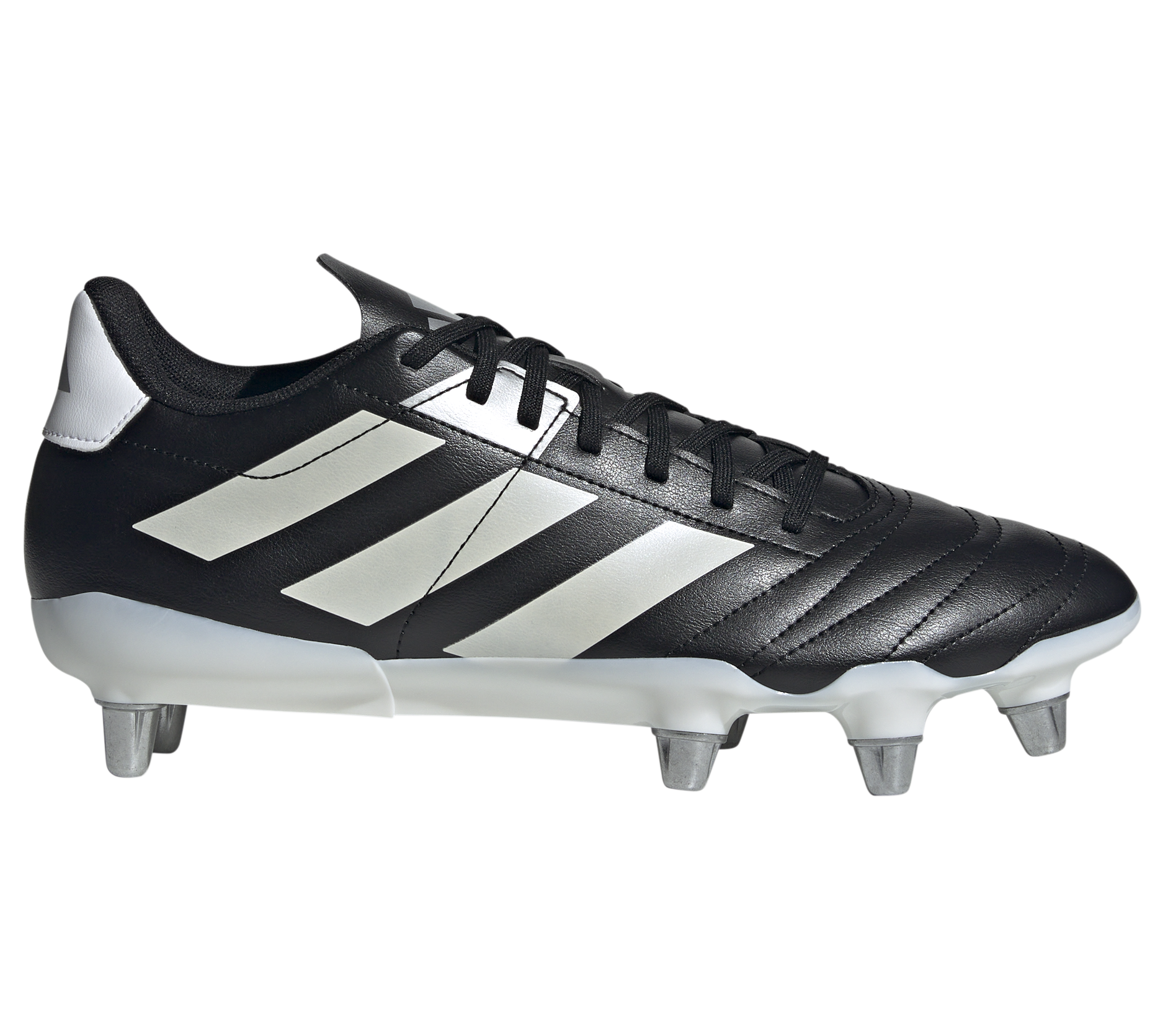 Adidas Kakari Soft Ground Rugby Boots Black White
