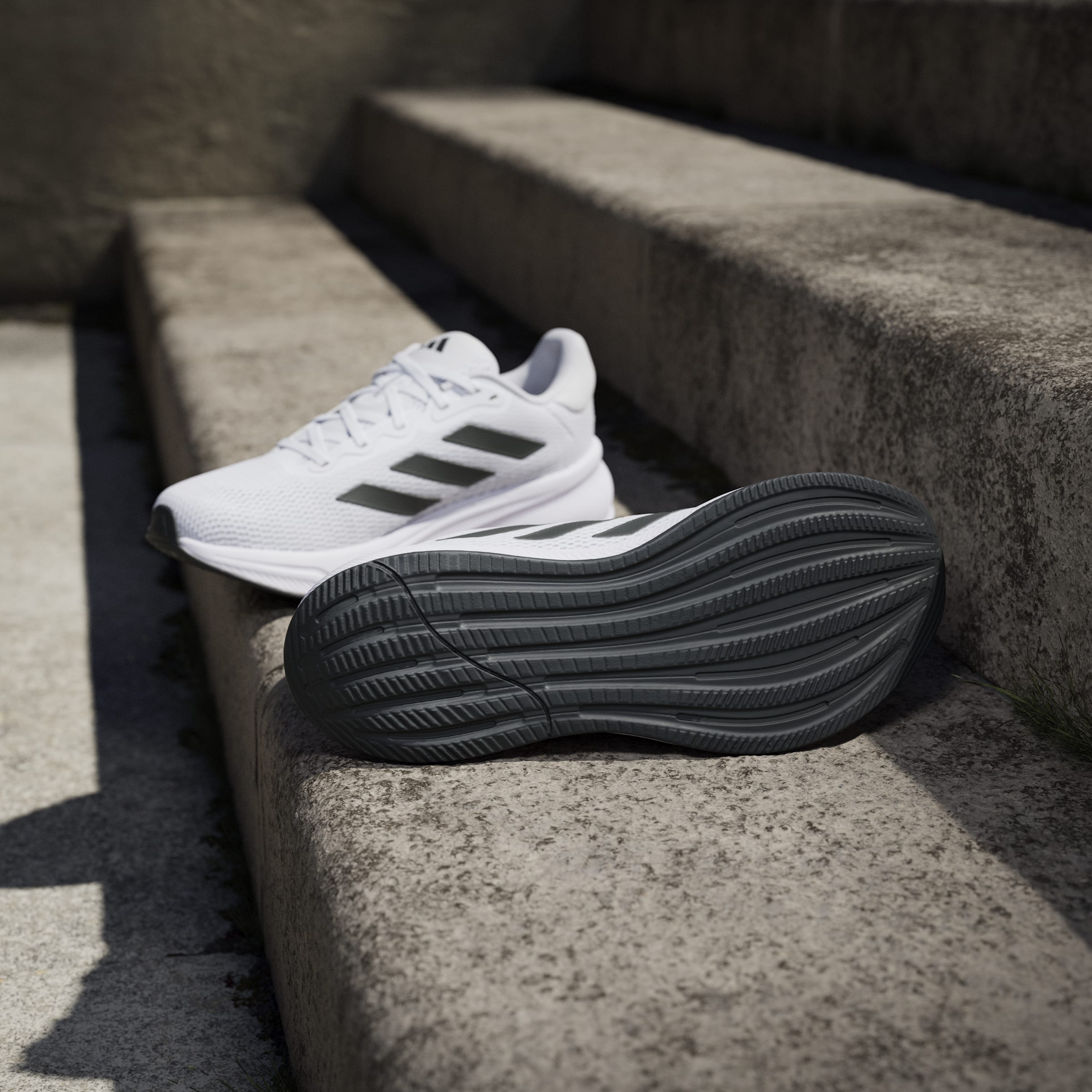 Adidas Response Men's Running Shoes White Black