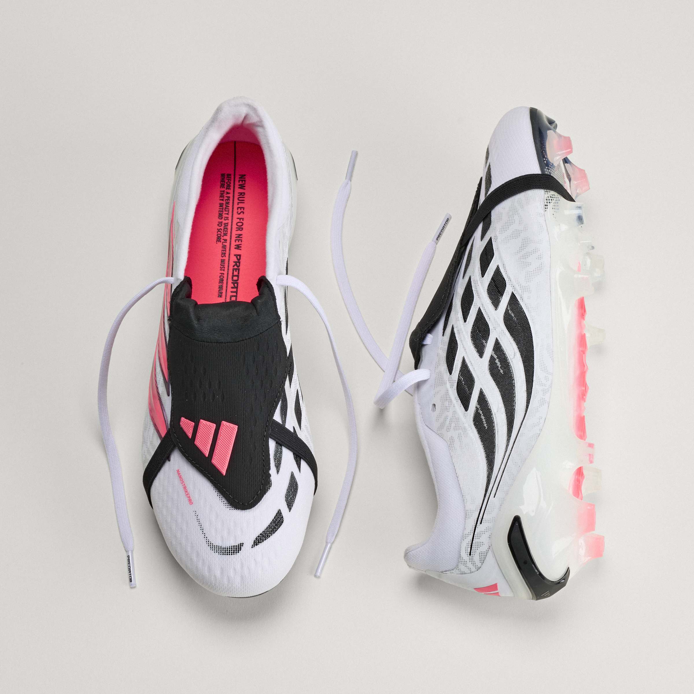 Adidas Predator Pro Fold-Over Tongue Firm Ground Football Boots White