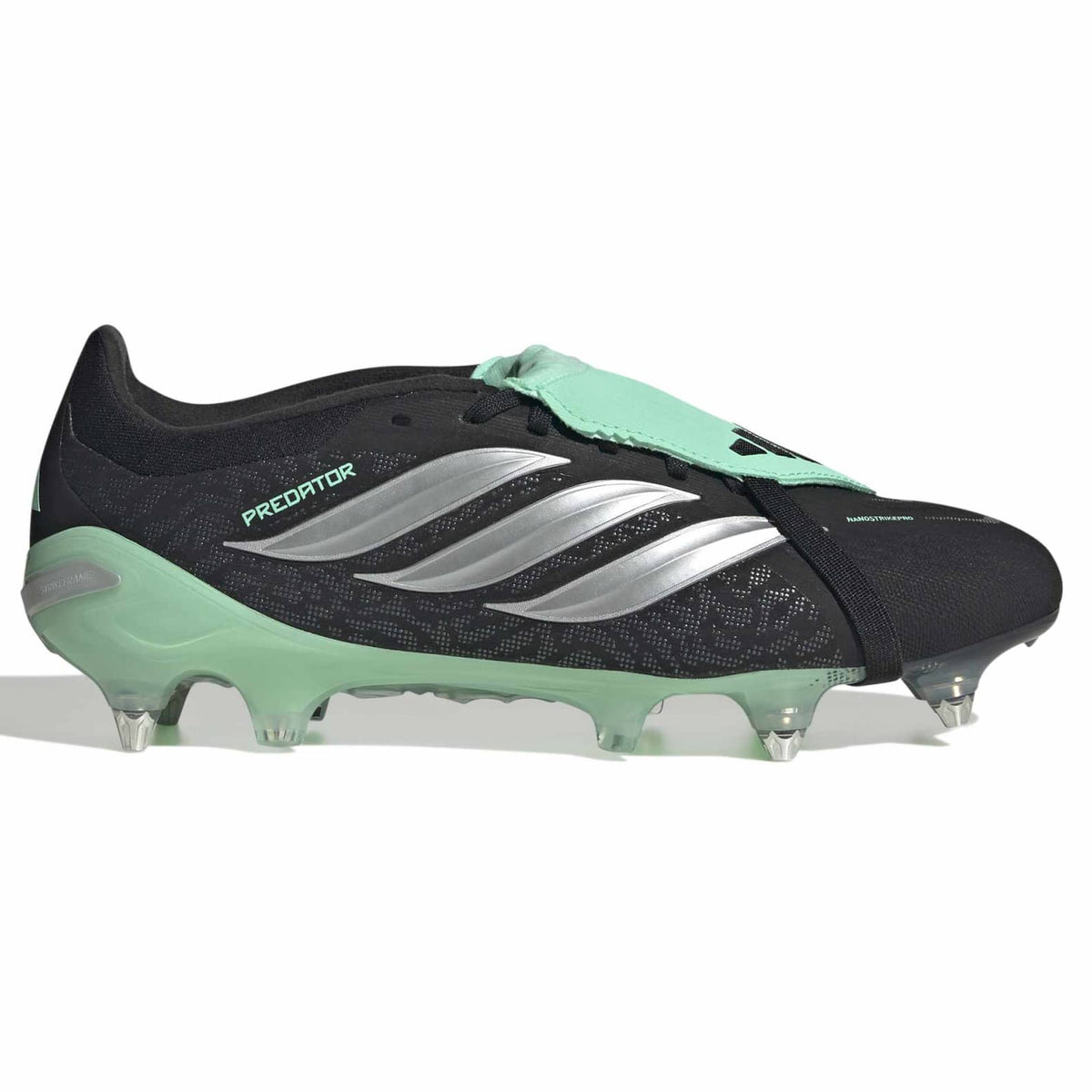 Adidas Predator Pro Fold-Over Tongue Soft Ground Football Boots Black Mint