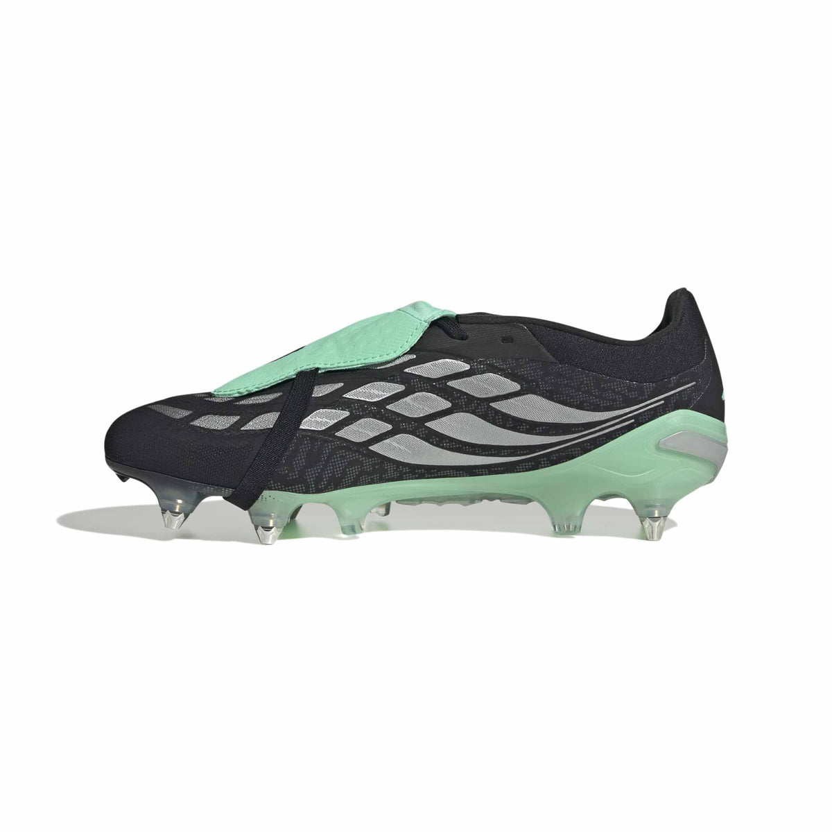 Adidas Predator Pro Fold-Over Tongue Soft Ground Football Boots Black Mint