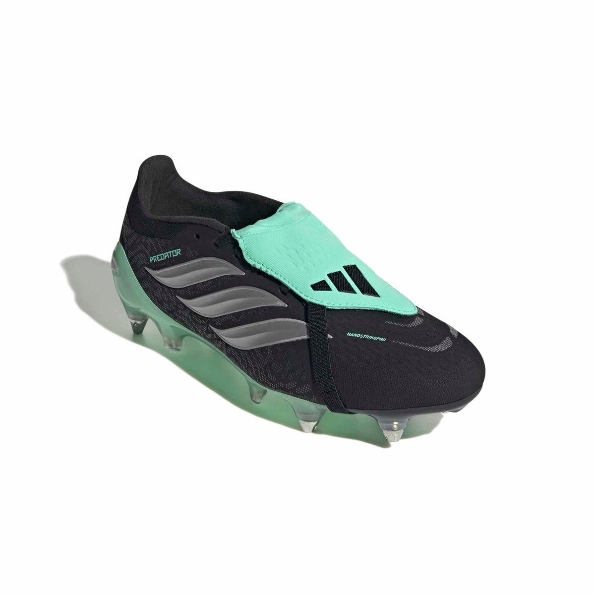 Adidas Predator Pro Fold-Over Tongue Soft Ground Football Boots Black Mint