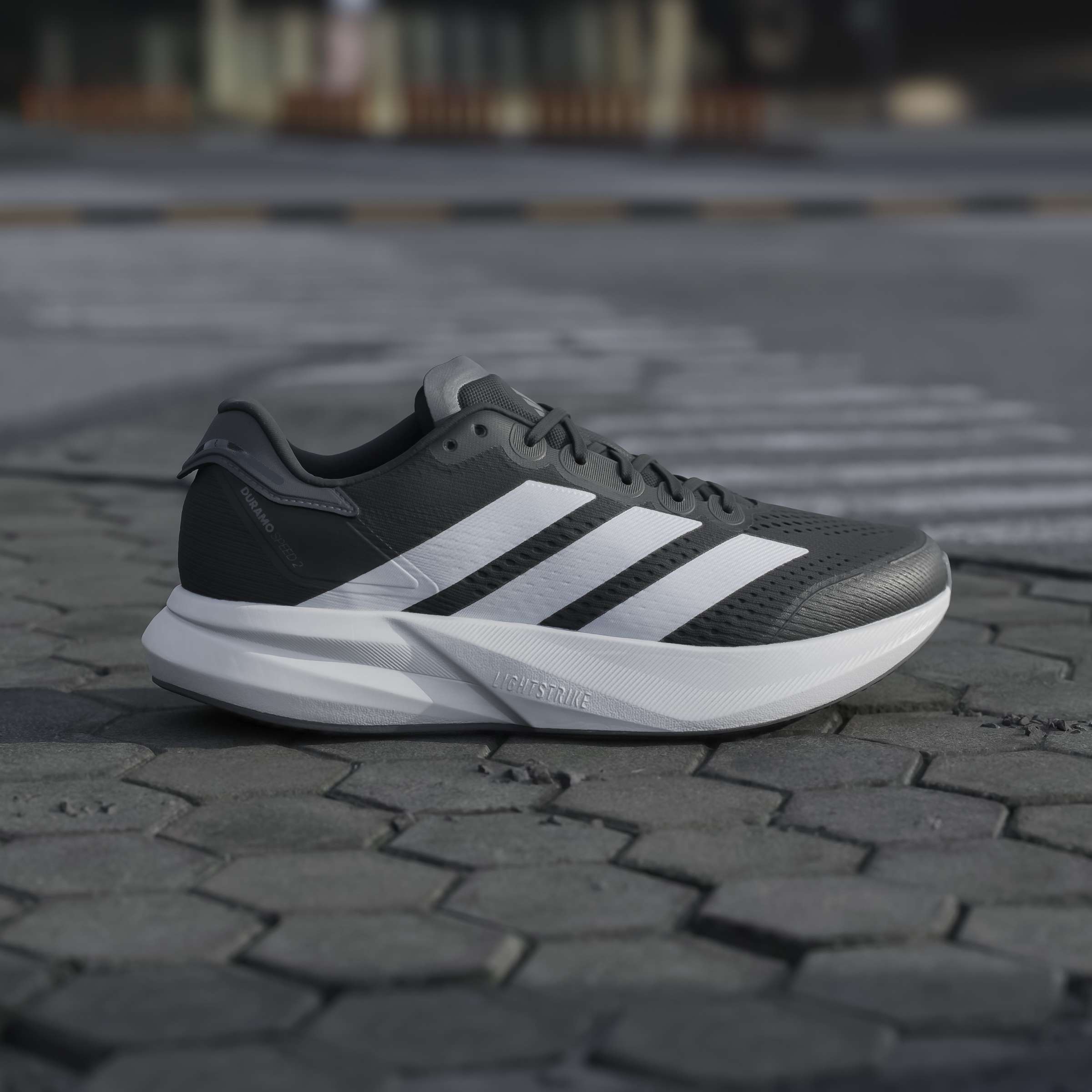 Adidas Duramo Speed 2 Running Shoes Black White