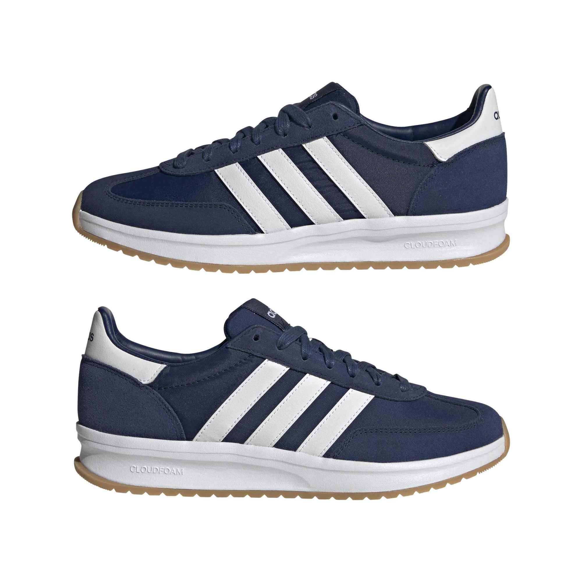 Adidas Run 70's Men's Trainers Shoes Navy White
