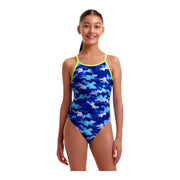 Funkita Clean Marine Girl's Diamond Back One Piece