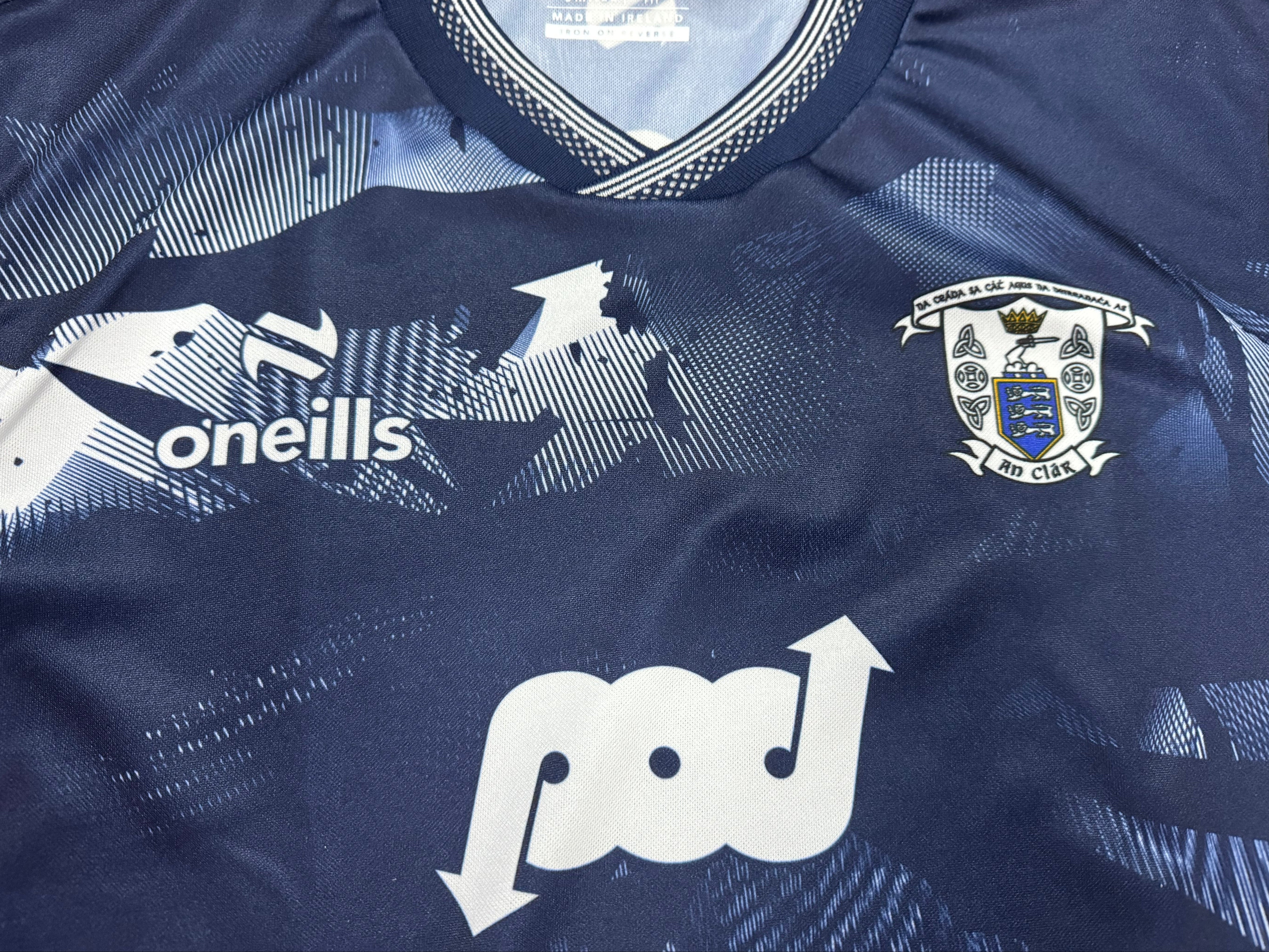 O'Neills Clare GAA Player Fit Training Jersey 2026 Navy