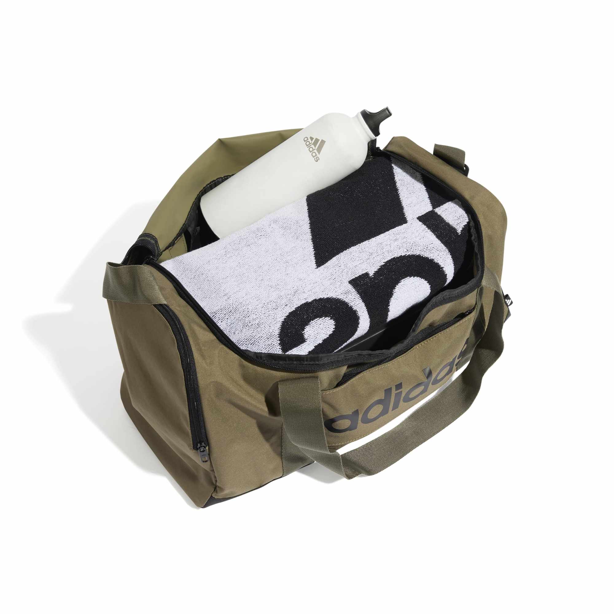 Adidas Linear Duffel Bag Small Green